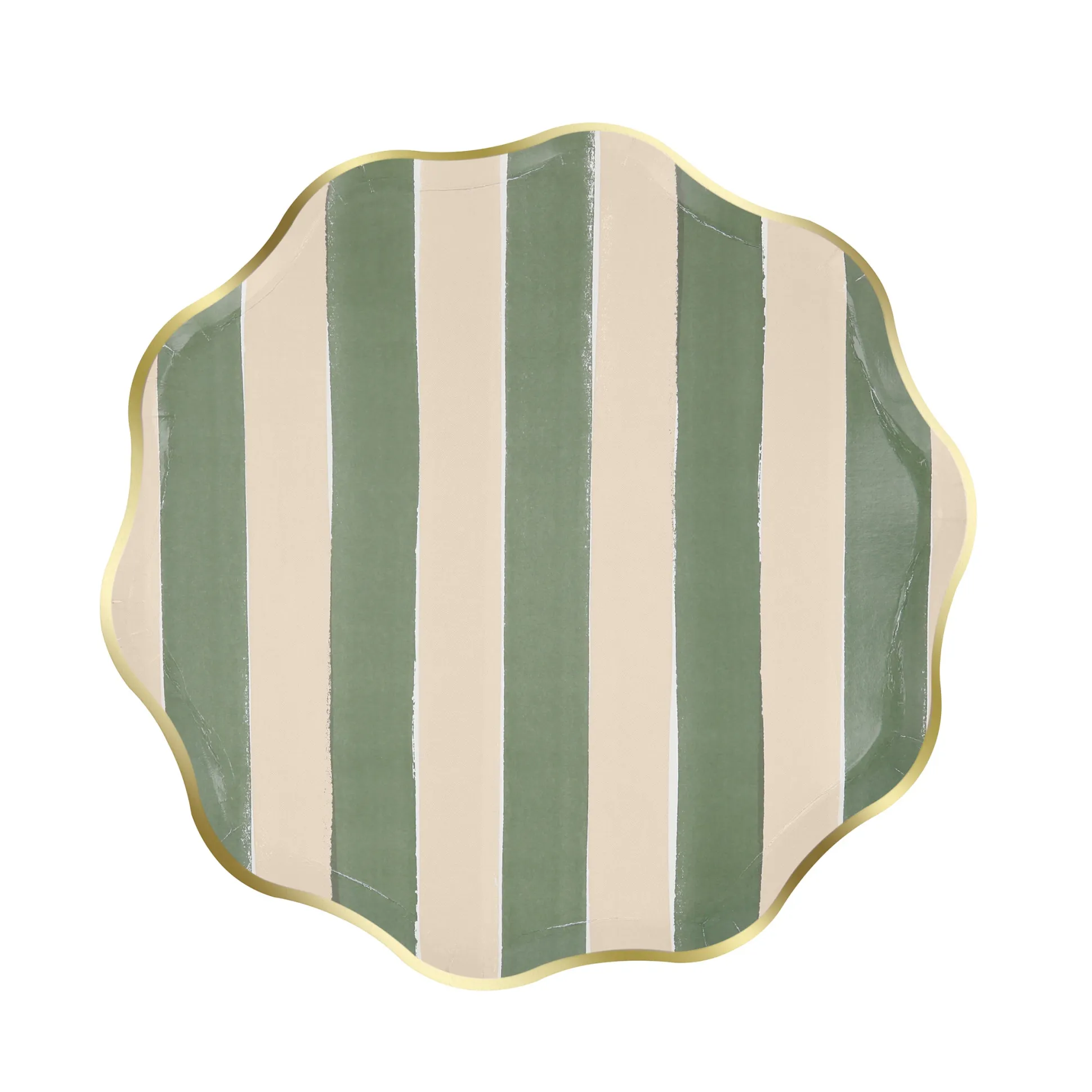 Fall Stripe Side Plates, Pack of 8