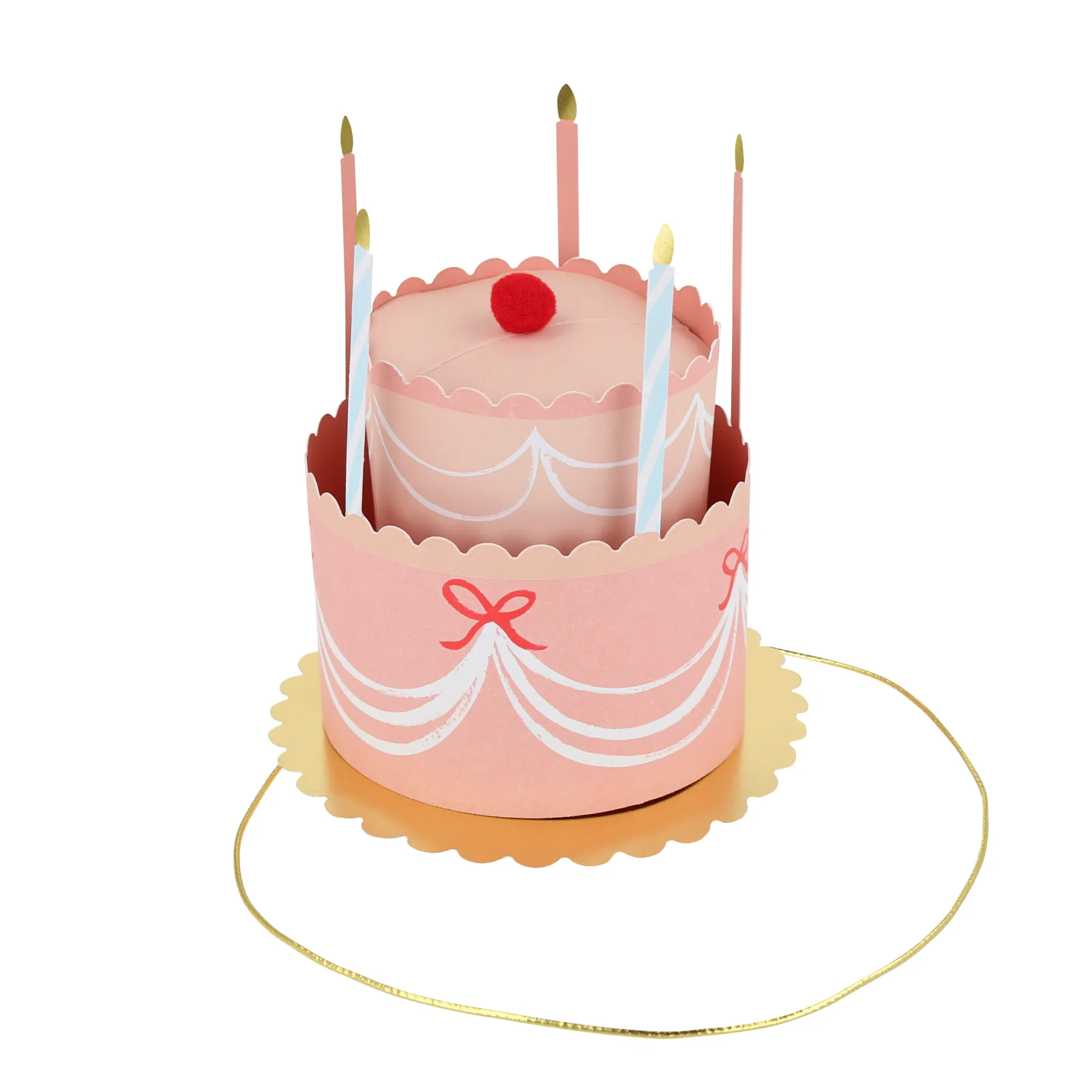 Fancy Cake Party Hats, Pack of 8