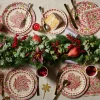 Festive Paisley Large Plates (10 per pack)
