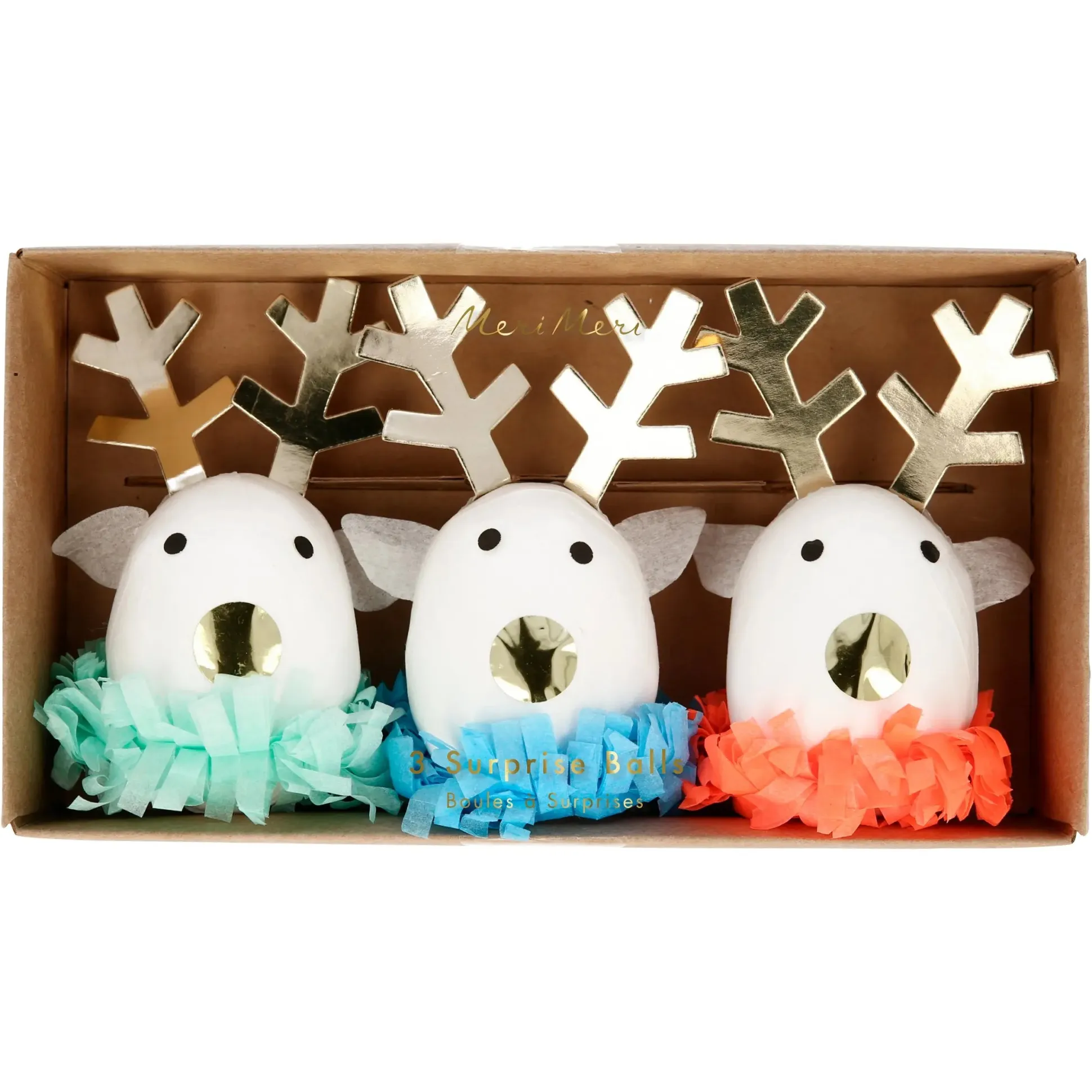 Festive Reindeer Surprise Balls