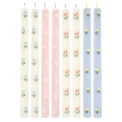 Floral Table Candles