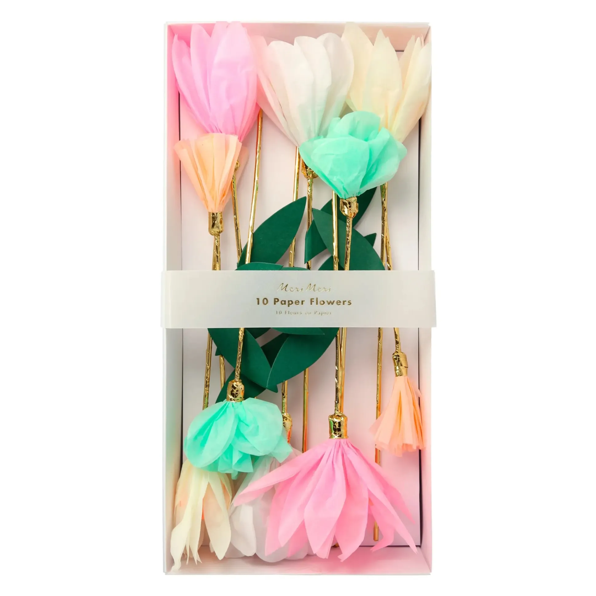 Flower Garden Decorative Sticks, Assorted Pack of 10