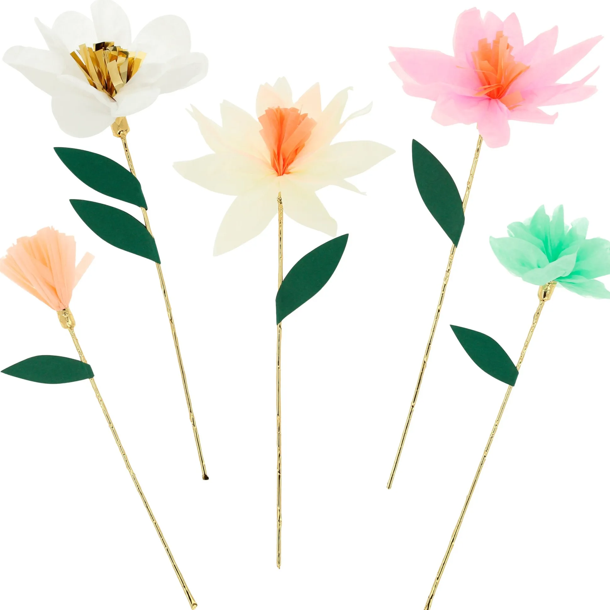 Flower Garden Decorative Sticks, Assorted Pack of 10