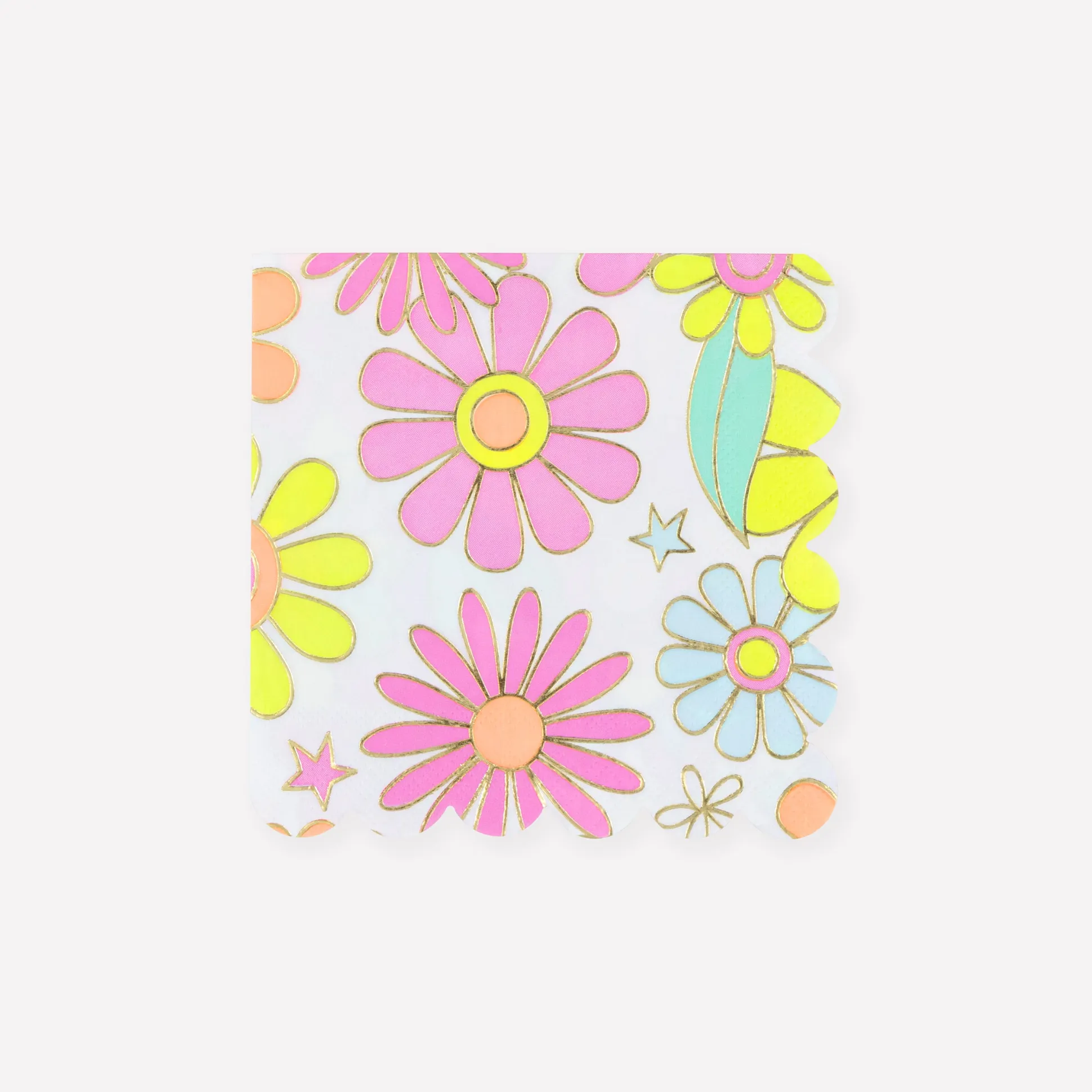 Flower Power Small Napkins (x 16)