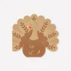 Folk Turkey Napkins, Pack of 16