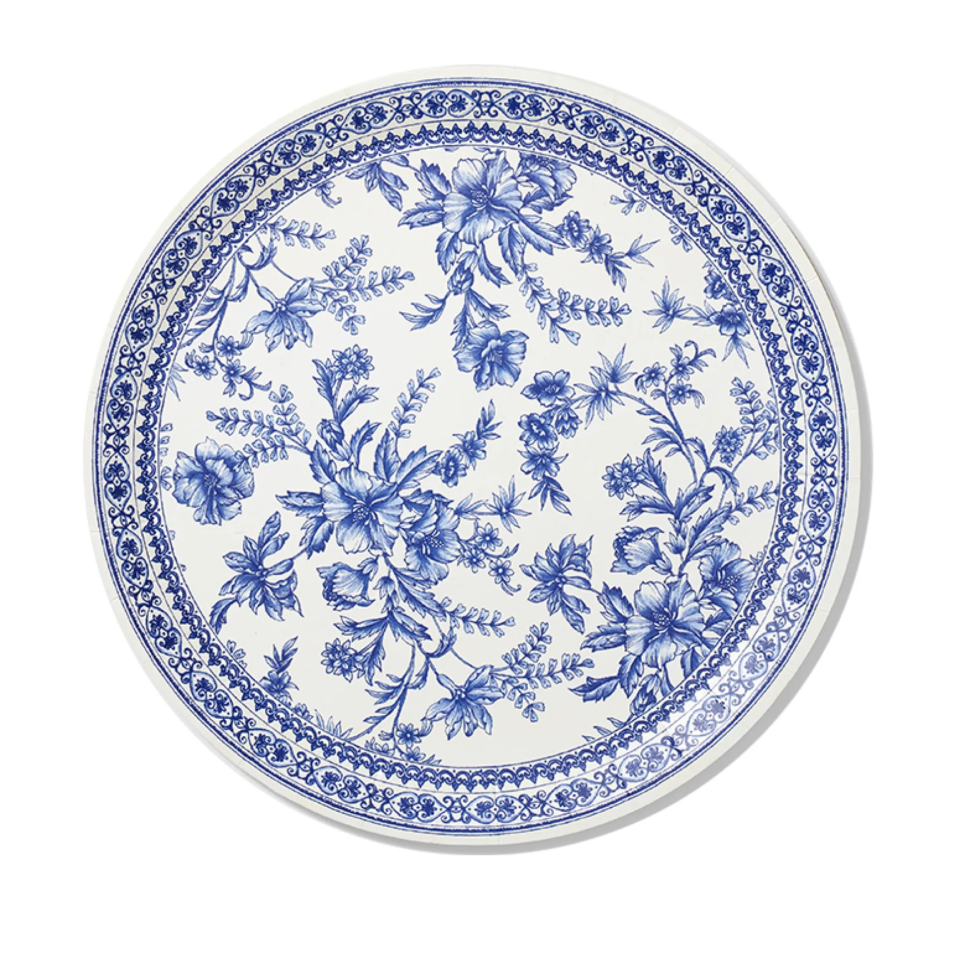 French Toile Large Plates (10 per pack)