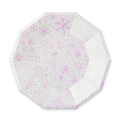 Frosted Large Plates, Pack of 8