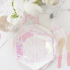 Frosted Small Plates, Pack of 8