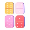 Game Night Dominoes Dinner Plates, Set of 8