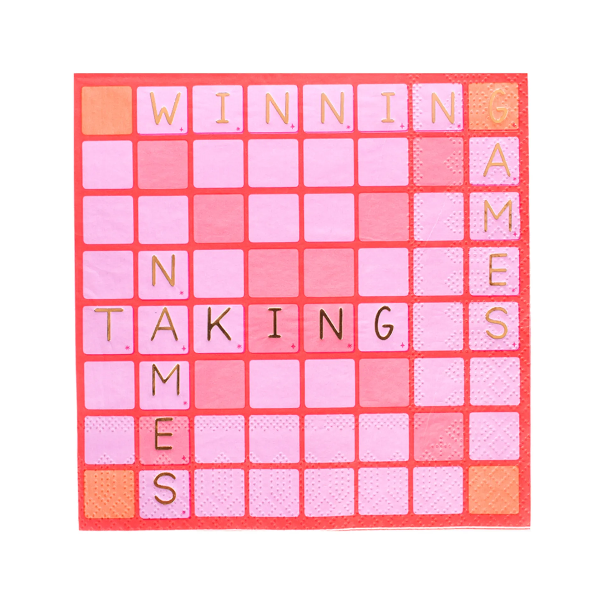 Game Night Scrabble Large Napkins, Set of 16