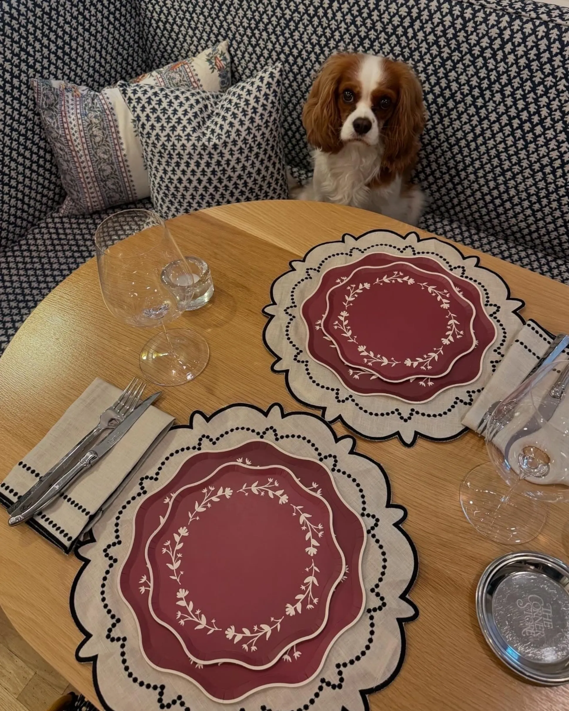 Garland Dinner Plates, Set of 12