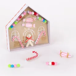Gingerbread House Hair Clips