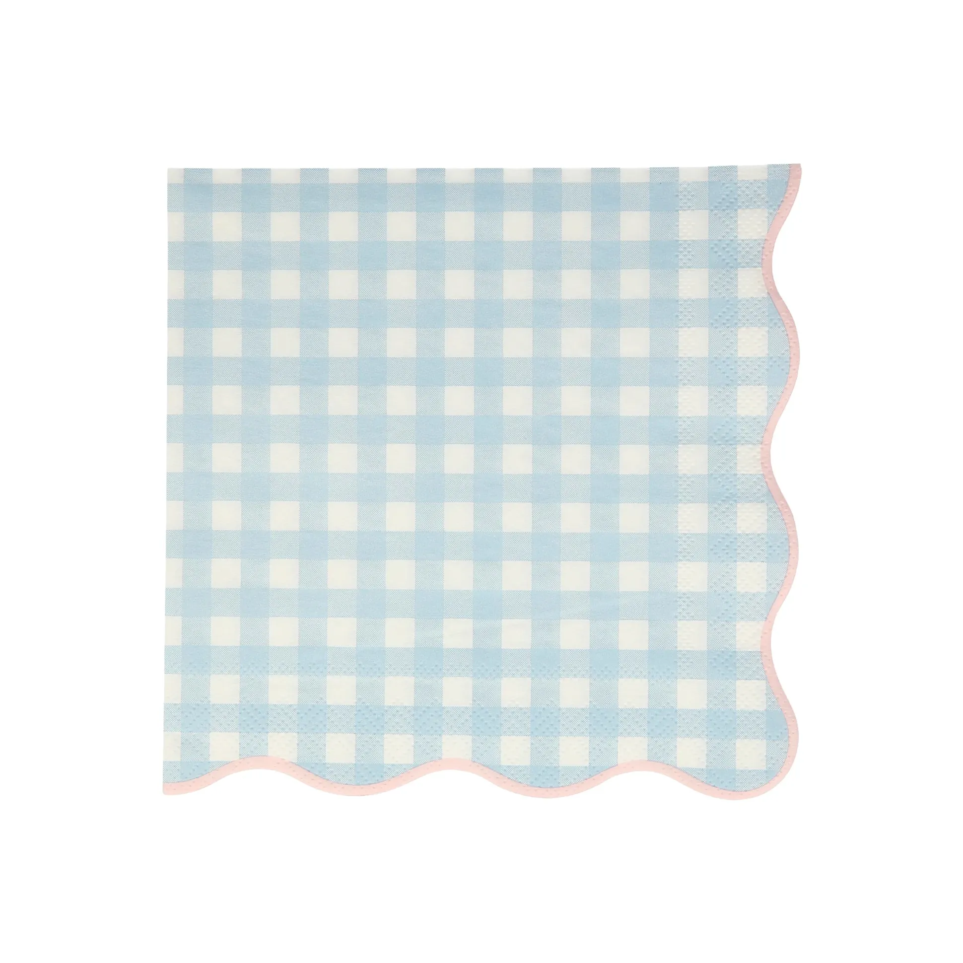 Gingham Large Napkins, Assorted Pack of 20