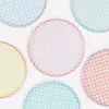 Gingham Reusable Large Plates (x 6)