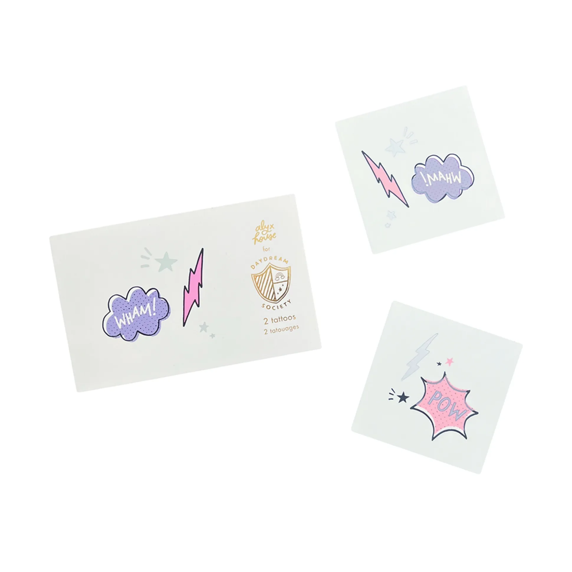 Girl Power Temporary Tattoos, Pack of 2