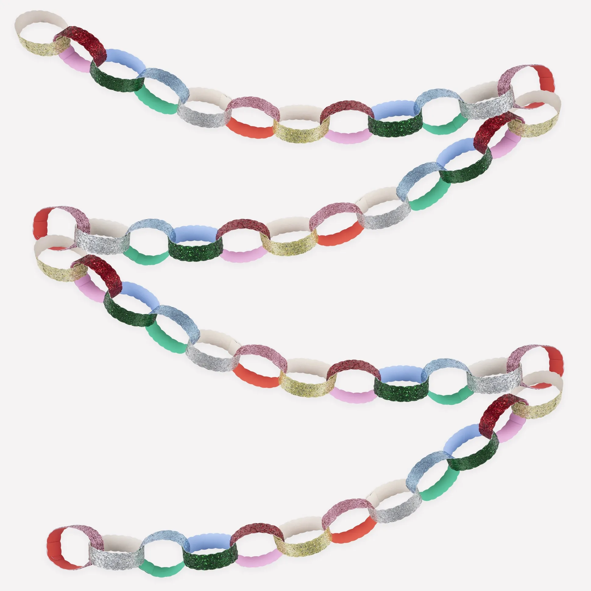 Glitter Paper Chains