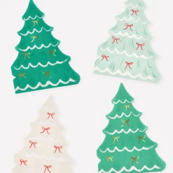 Gold Bow Tree Napkins, Pack of 16