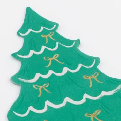 Gold Bow Tree Napkins, Pack of 16
