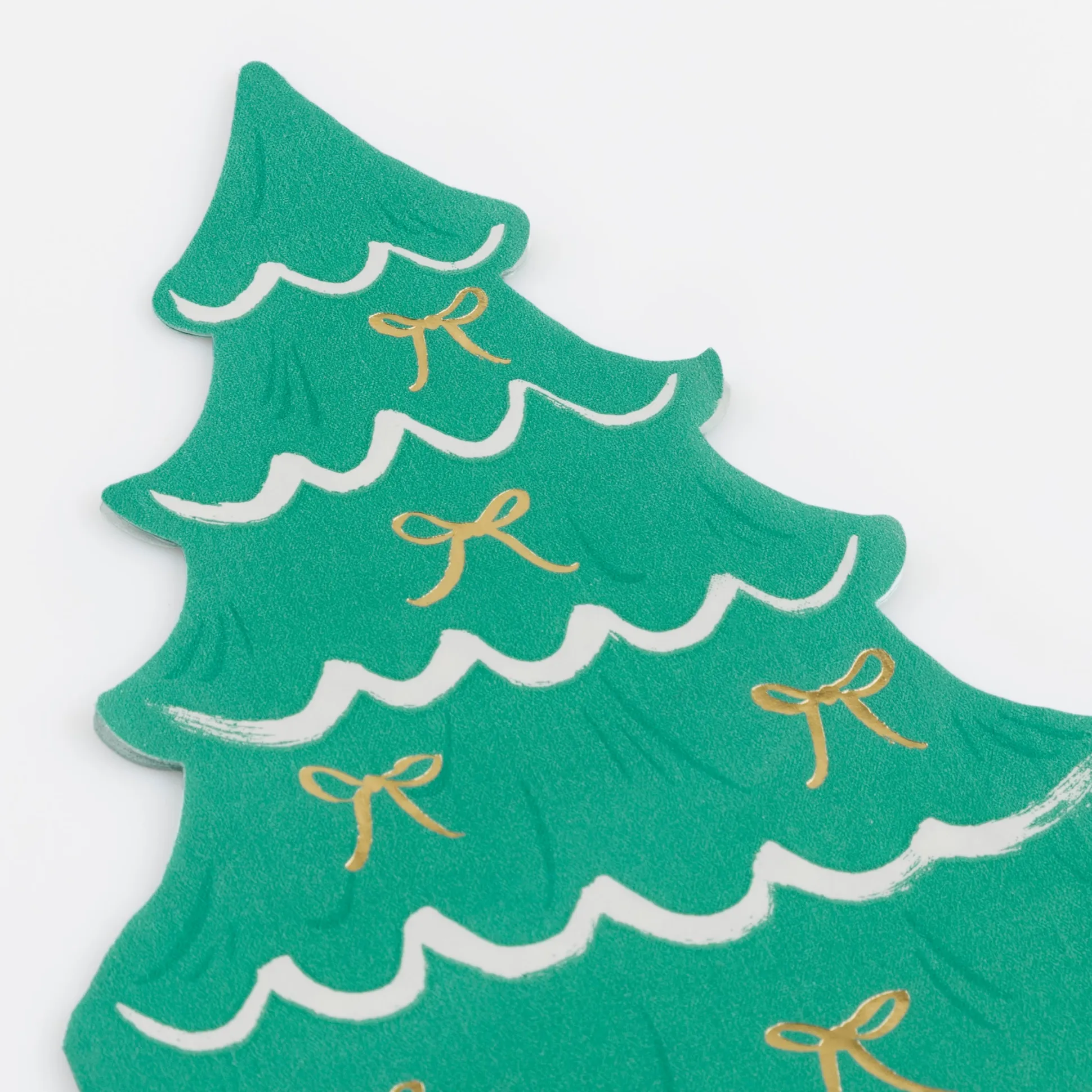 Gold Bow Tree Napkins, Pack of 16