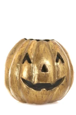 Golden Jack-O-Lantern