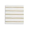 Gold Frenchie Striped Petite Napkins, Pack of 16