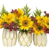 Gold Pearl Vase Wraps, Set of 3