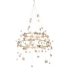 Gold Sparkle Star Chandelier