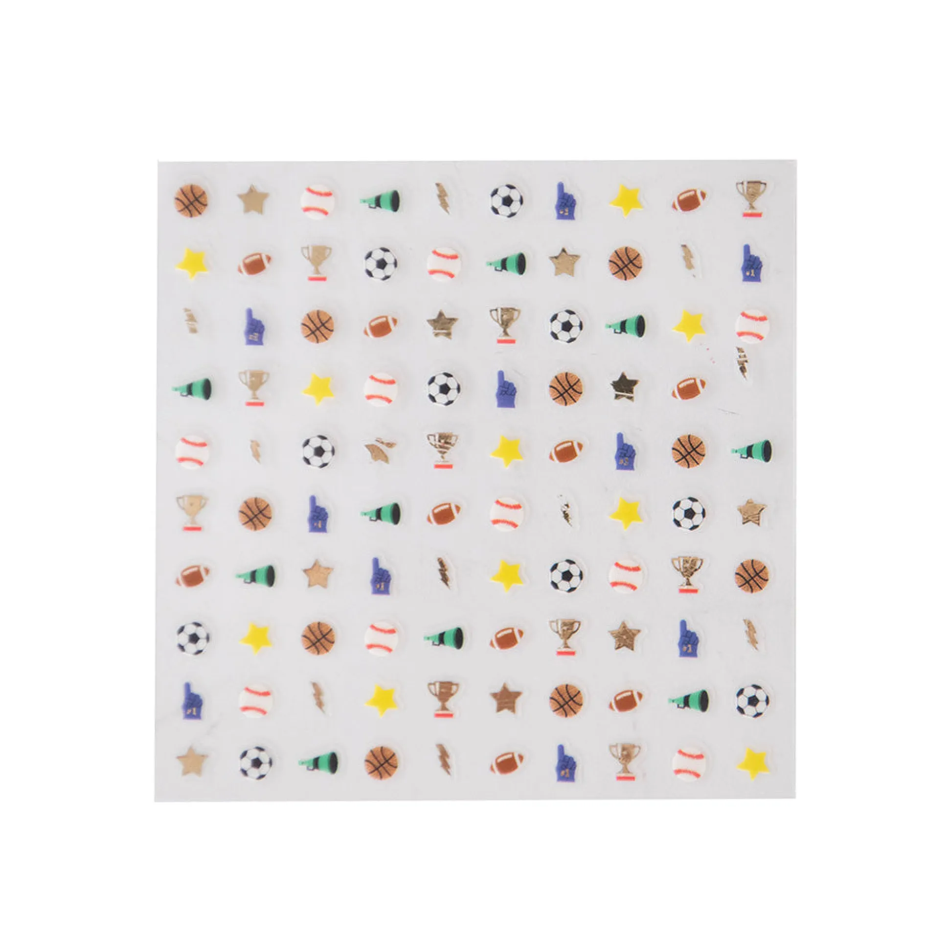 Good Sport Nail Stickers, Pack of 100