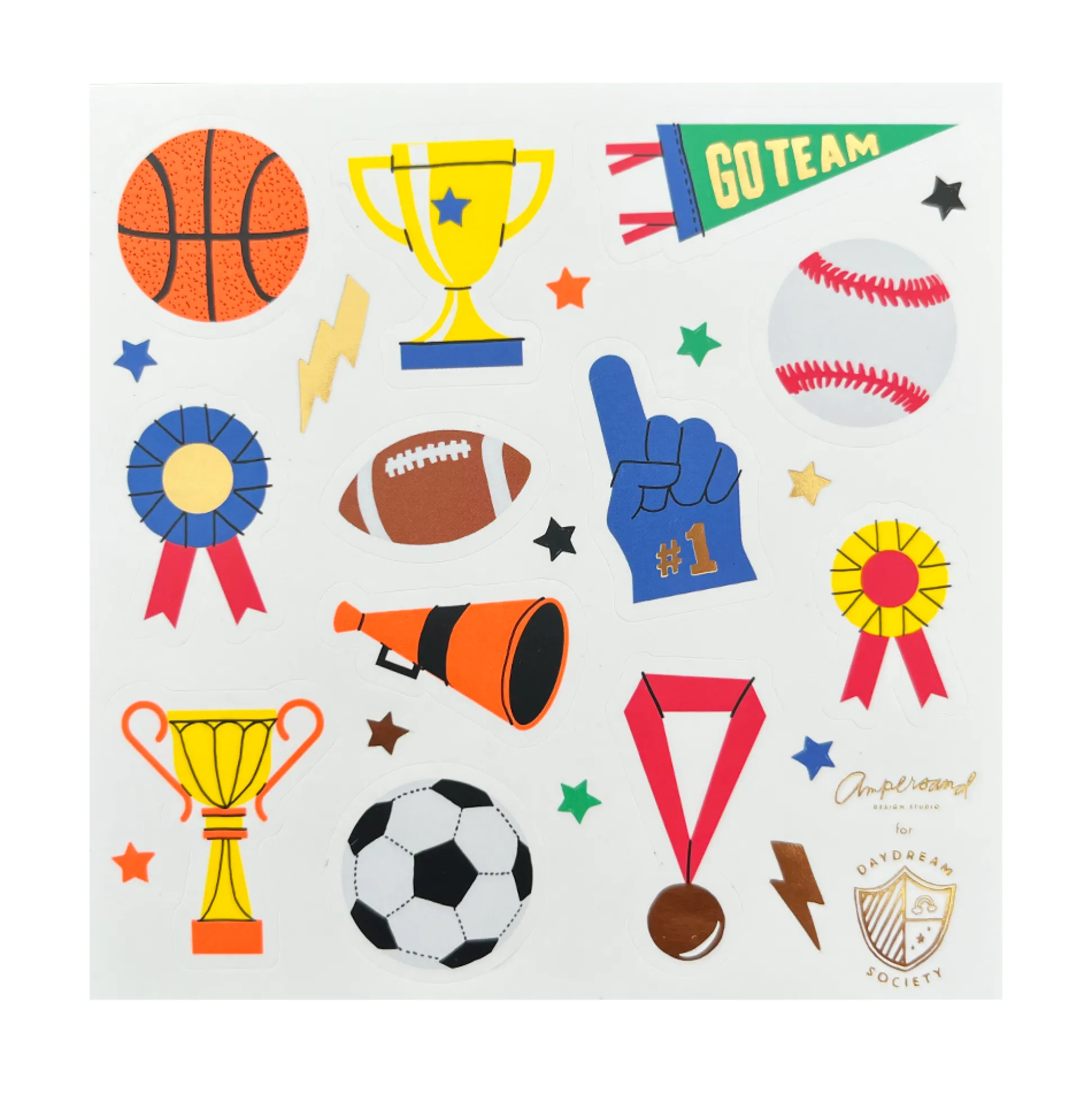 Good Sport Sticker Set, Pack of 4