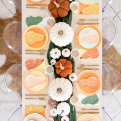 Gourd Dessert Plates, Set of 8
