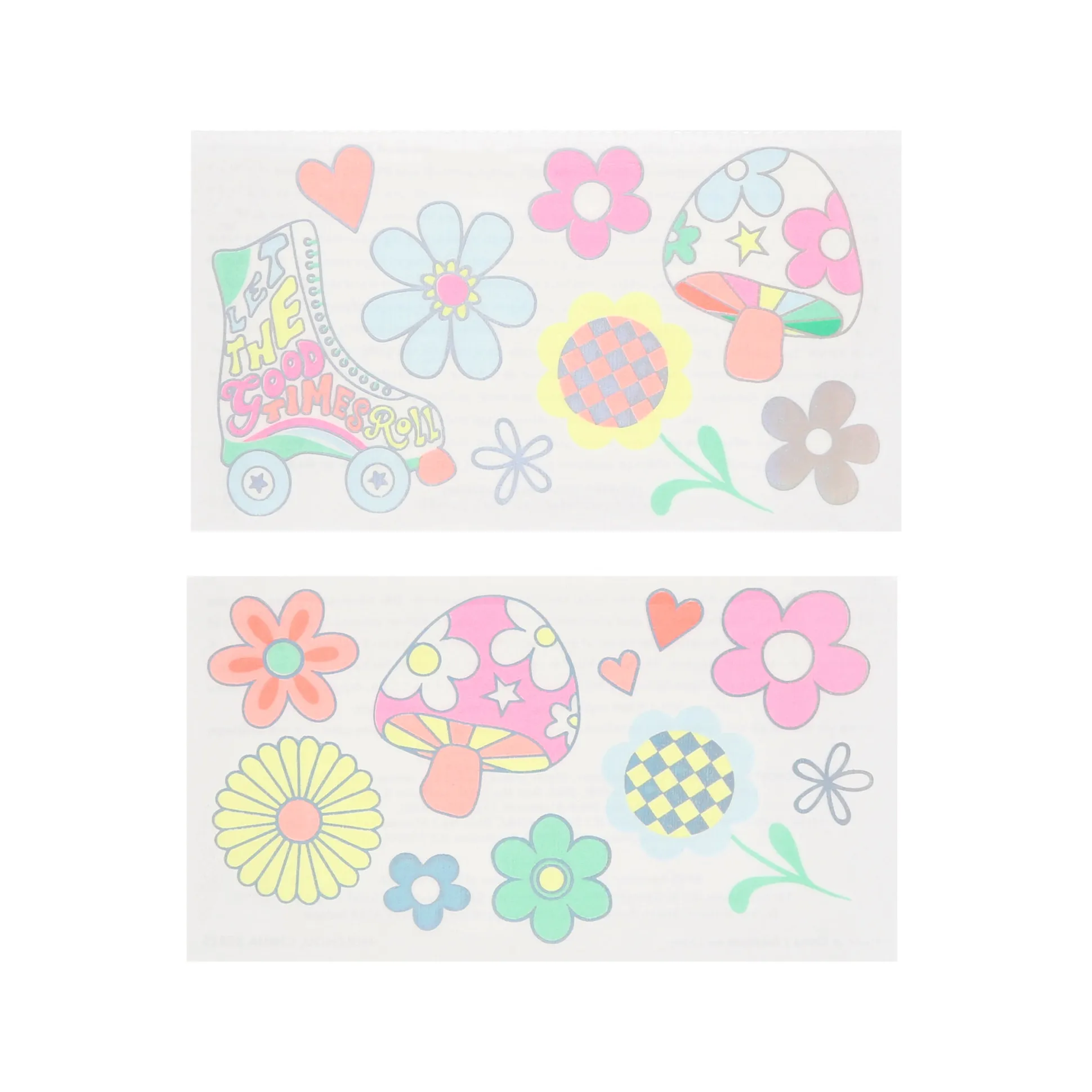 Groovy Temporary Tattoos