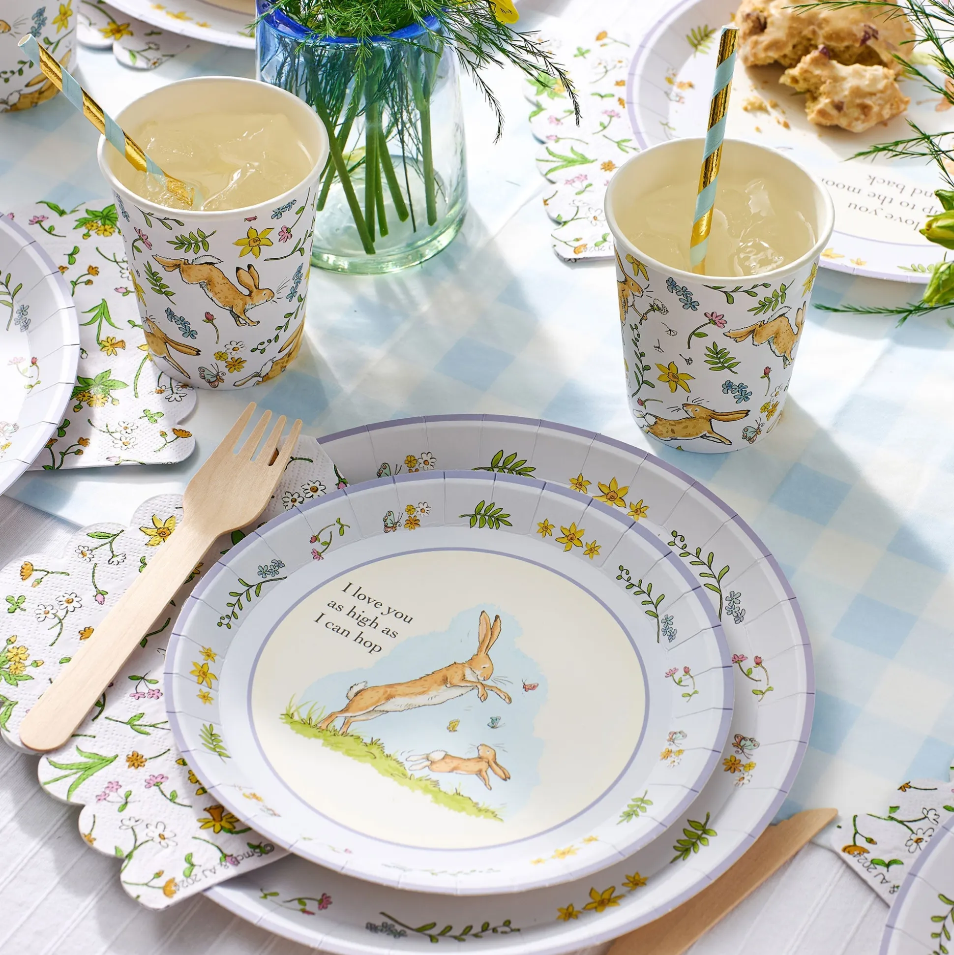 Guess How Much I Love You Blue Small Plates, Set of 10