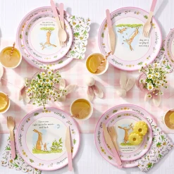 Guess How Much I Love You Pink Small Plates, Set of 10