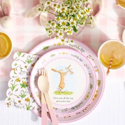 Guess How Much I Love You Pink Small Plates, Set of 10