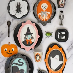 Halloween Portrait Reusable Plates (x 4)