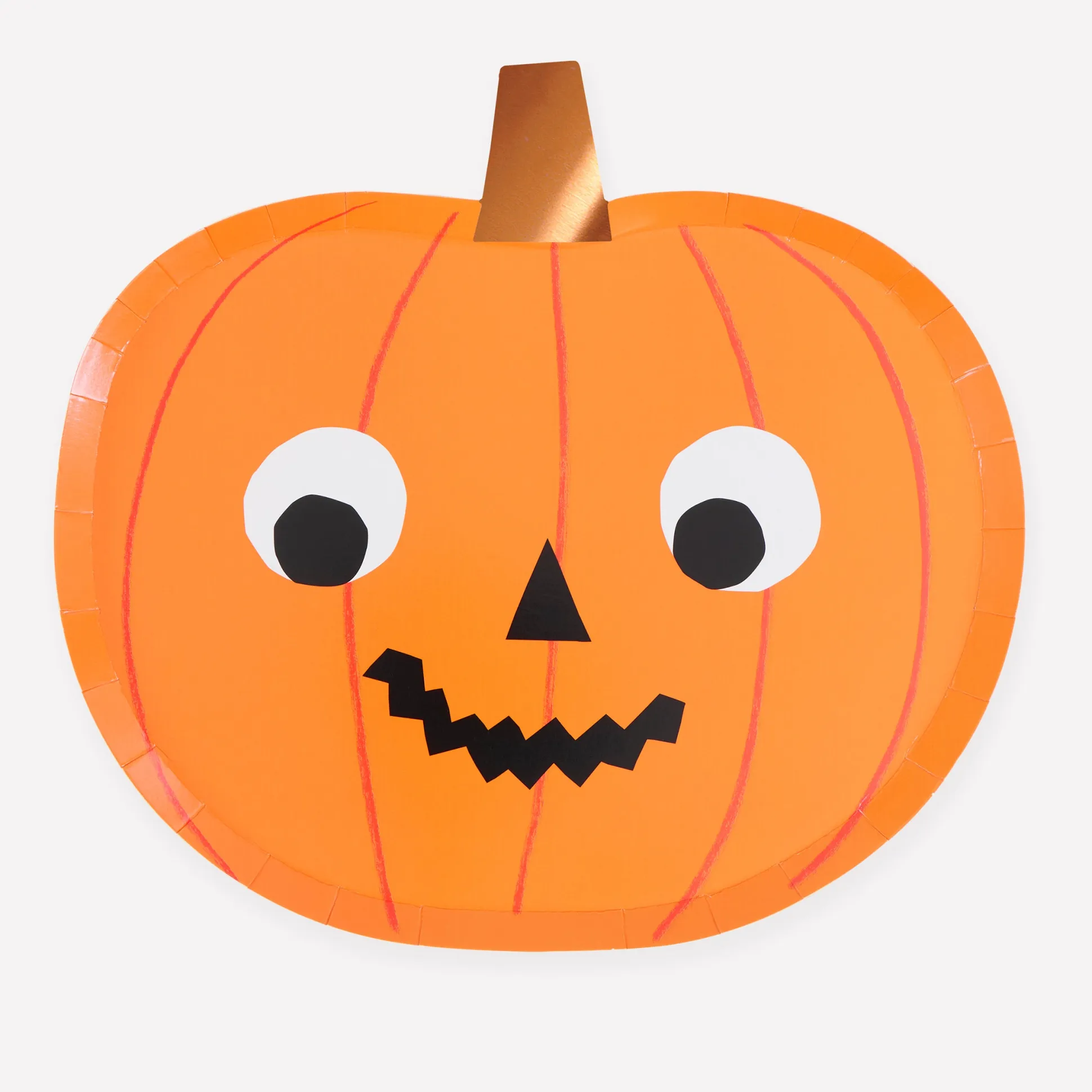 Halloween Pumpkin Plates (x 8)