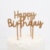 Happy Birthday Acrylic Toppers