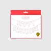 Happy Birthday Balloon Banner