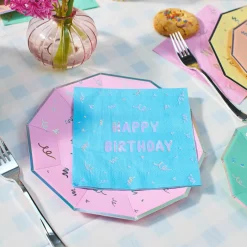 Happy Birthday Large Napkins, Pack of 25