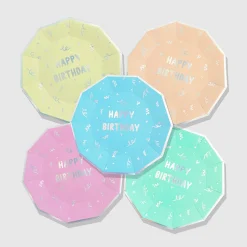 Happy Birthday Large Plates, Pack of 10