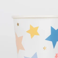Happy Birthday Stars Cups, Pack of 8