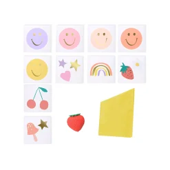 Happy Face Icons Surprise Balls, Pack of 6