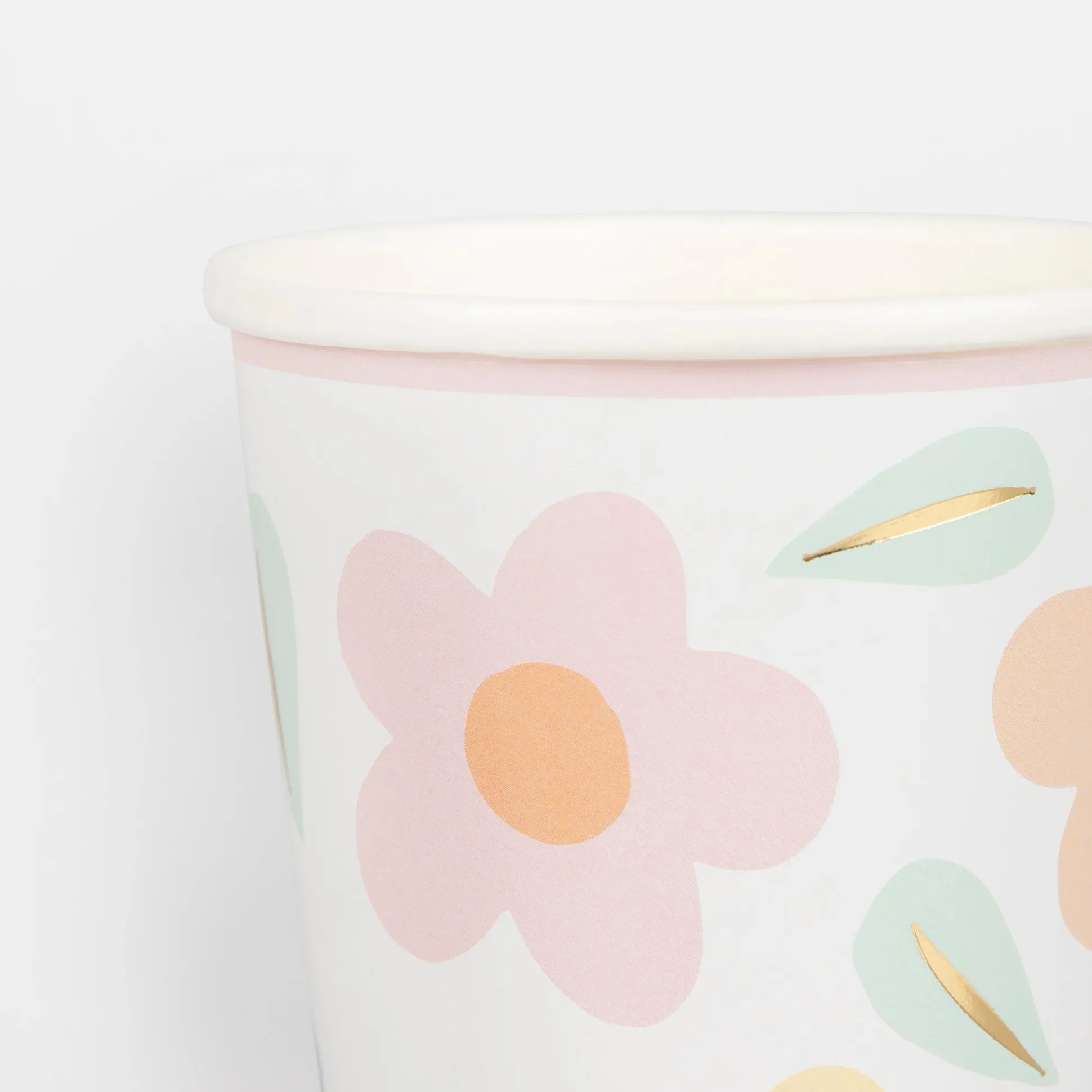 Happy Flowers Cups, Pack of 8