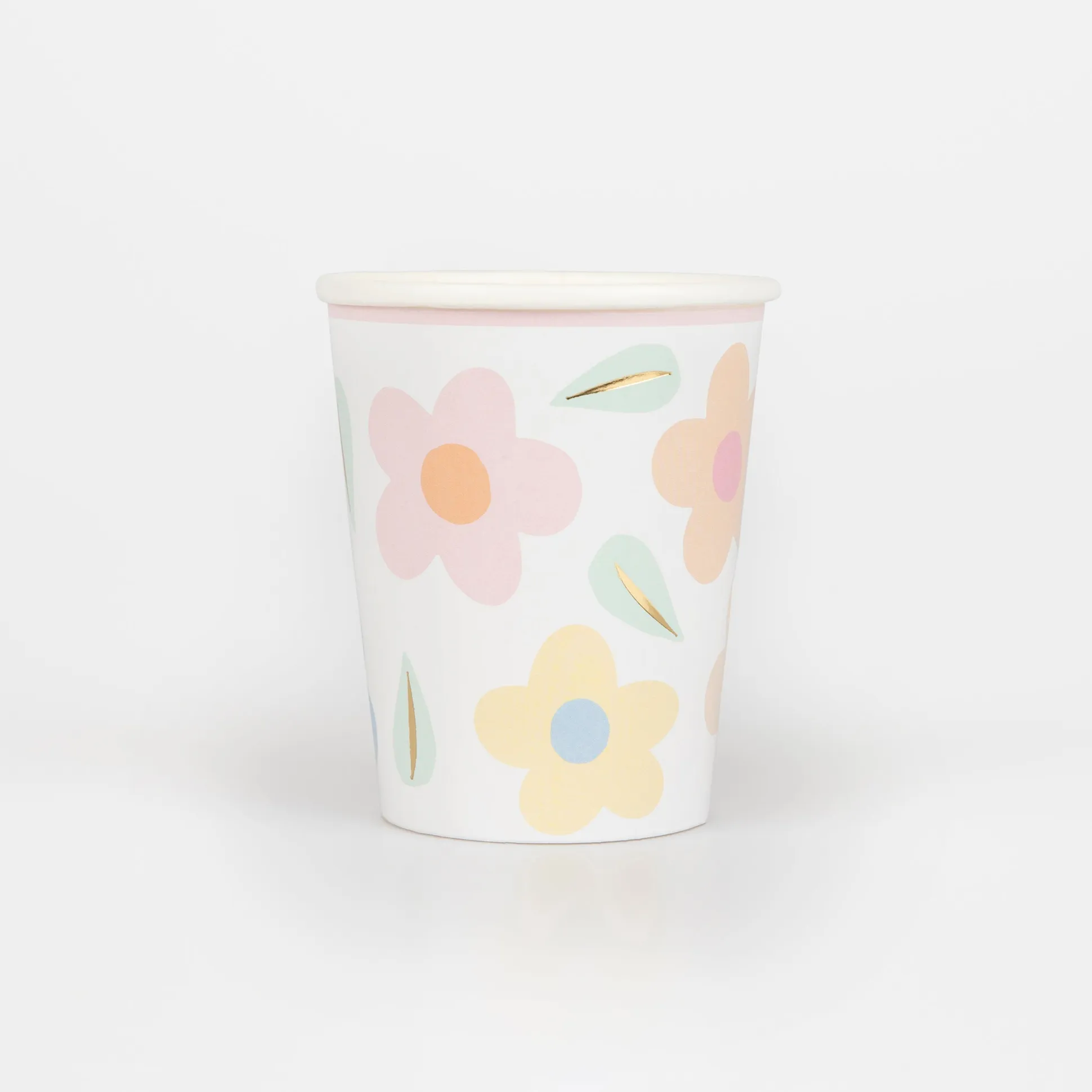 Happy Flowers Cups, Pack of 8