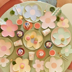 Happy Flowers Cups, Pack of 8