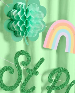 Happy St. Patty's Day Banner - 3D glitter banner