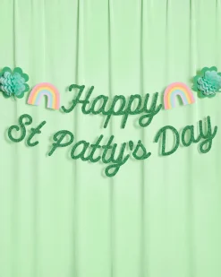 Happy St. Patty's Day Banner - 3D glitter banner