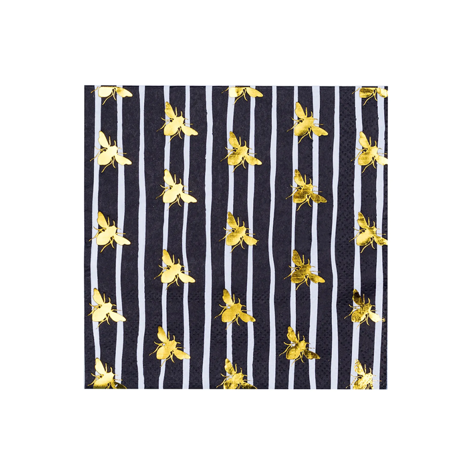 Hey, Bae-Bee Black Cocktail Napkins, Pack of 20