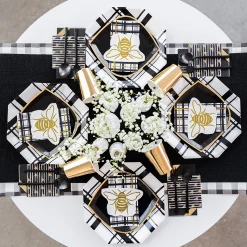 Hey, Bae-Bee Black Cocktail Napkins, Pack of 20