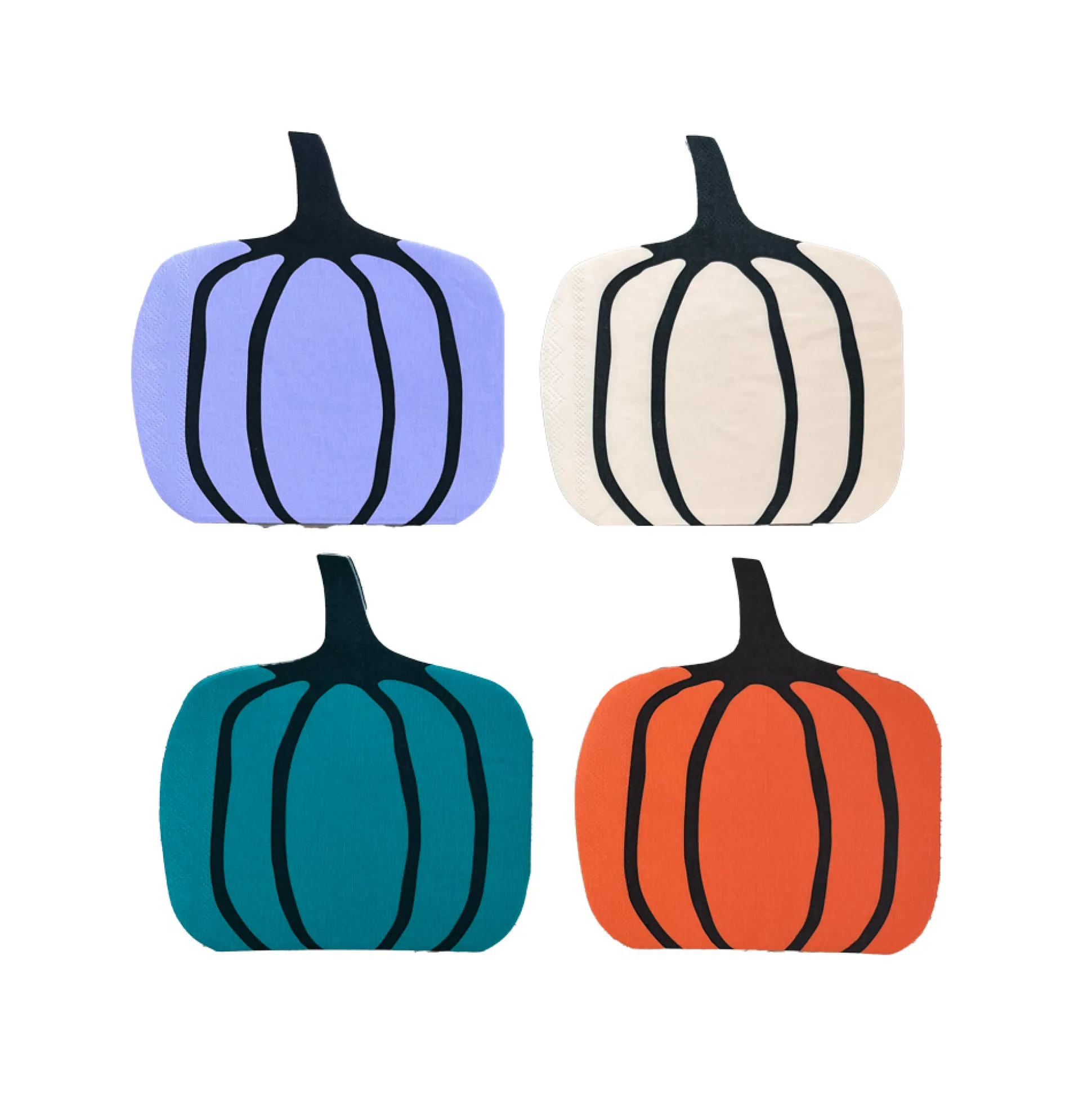 Hocus Pocus Mixed Pack Pumpkin Large Napkins, Pack of 16